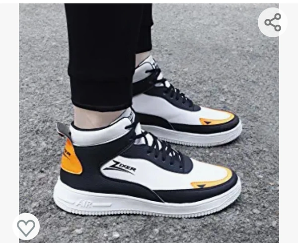 Enjoy Men's Breathable and Lightweight Upper Mesh Lace up Sneakers Slip On Fashionable Shoes - 5.6.7.8
