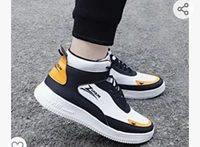 Enjoy Men's Breathable and Lightweight Upper Mesh Lace up Sneakers Slip On Fashionable Shoes - 5.6.7.8