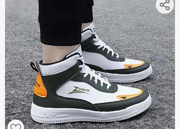 Enjoy Men's Breathable and Lightweight Upper Mesh Lace up Sneakers Slip On Fashionable Shoes - 5.6.7.8.9