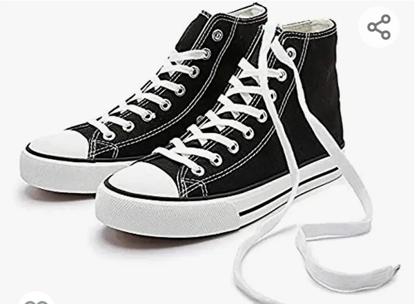 Robbie jones Casual Sneakers Canvas Outwear Shoes for Men in Black Red Yellow - 5.6.7.8
