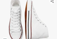 Robbie jones Casual Sneakers Canvas Outwear Shoes for Men in Black Red Yellow - 5.6.7.8.