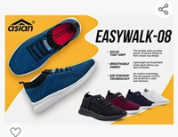 ASIAN Men's Easywalk-08 Sports Running Shoes,First Walker, Gym Casual Sneaker Lace-Up Lightweight Shoes - 5.6.7.8
