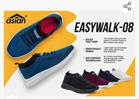 ASIAN Men's Easywalk-08 Sports Running Shoes,First Walker, Gym Casual Sneaker Lace-Up Lightweight Shoes - 5.6.7.8