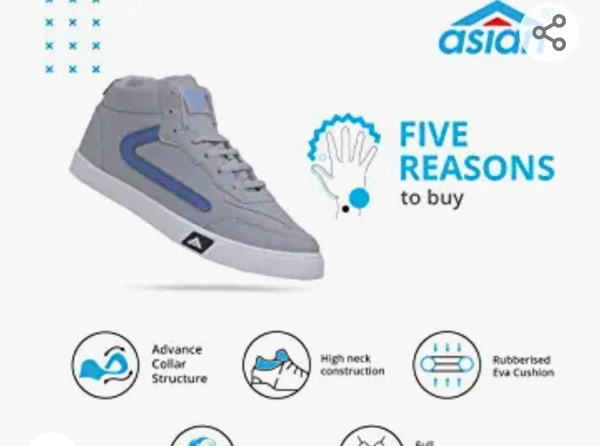 ASIAN Men's Oxygen-04 Sports Running,Walking & Gym Shoes with Oxygen Technology & Lightweight Casual Sneaker Shoes for Men's & Boy's - 5.6.7.8.9