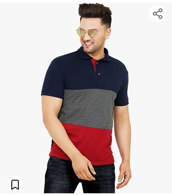 LEOTUDE Regular Fit Half Sleeve Polo T-Shirt for Men - M. L. XL. XXL