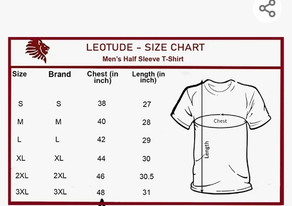 LEOTUDE Regular Fit Half Sleeve Polo T-Shirt for Men - M. L. XL. XXL
