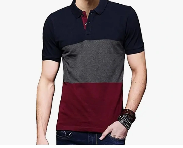 LEOTUDE Regular Fit Half Sleeve Polo T-Shirt for Men - M. L. XL. XXL