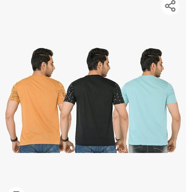 SHAUN Men T-Shirt (N704MT3_$P_Pack of 3) - ., M. L. XL. XXL