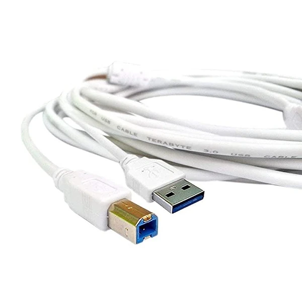 Terabyte printer cable 1.5 metar - 1.5 meter, white