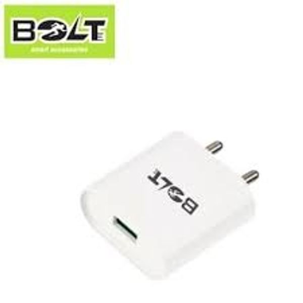 Bolte BTC-12 3.4 Amp USB Charger with Type C Data Cable - WHITE