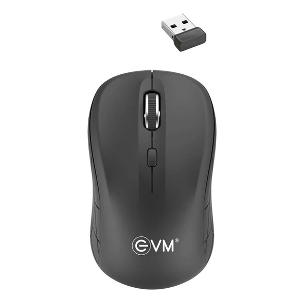 EVM WM009 1000/1200/1600 DPI 2.4GHz Wireless Mouse  - Black