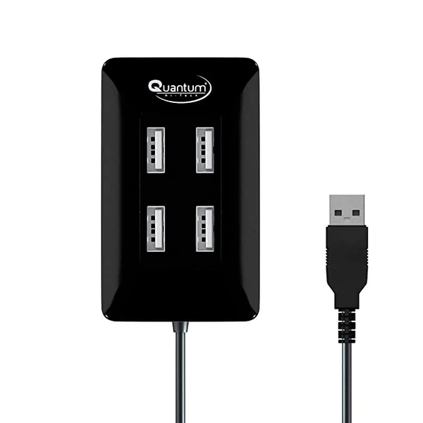 Quantum QHM6633 4-PORT Usb hub - Black