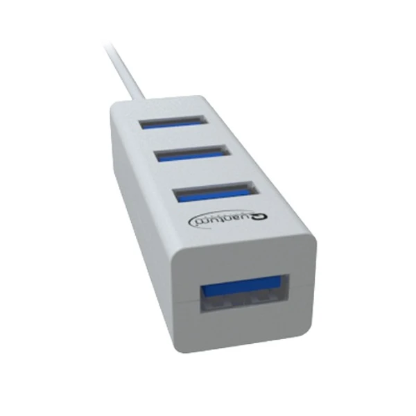 Quantum 4 port usb hub high speed - white