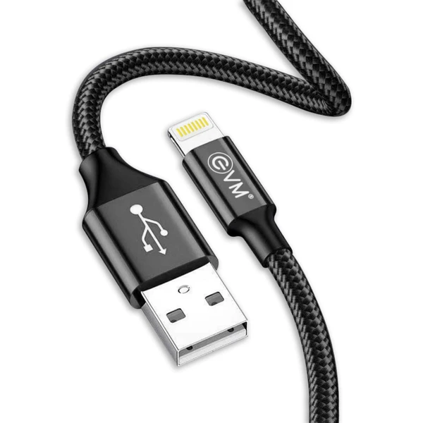 LIGHTNING i phone 4 Amp  DATA & SYNC CABLE EVM-C-09 - 1M, Black