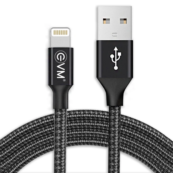 LIGHTNING i phone 4 Amp  DATA & SYNC CABLE EVM-C-09 - 1M, Black