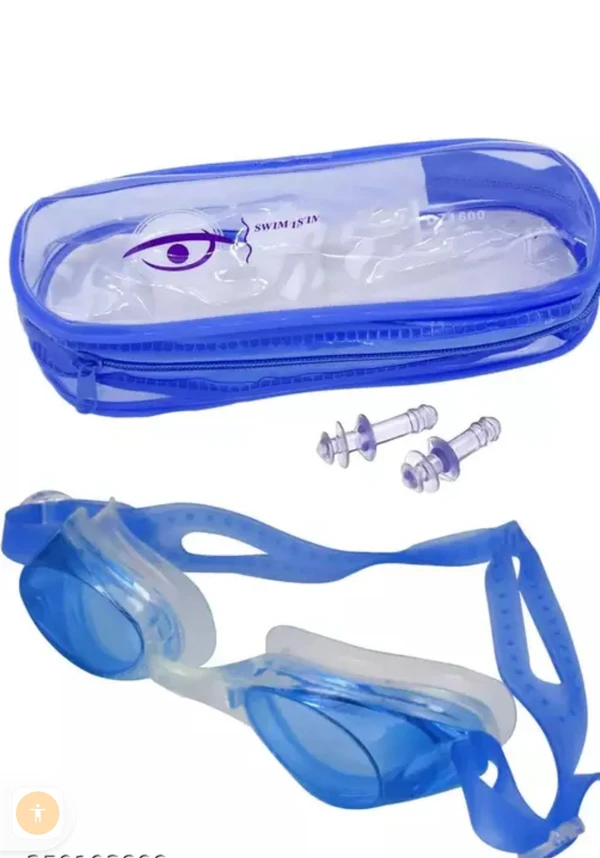 Swim Goggles For Men or Women | Anti Fog Comfortable Swimming with Adjustable Strap Pool Water Glasses Unisex-Adult Mirrored Vanquisher Teens Leak-Proof Silicon Crystal Clear (Multi-Color-1Pcs)Name: Swim Goggles For Men or Women | Anti Fog Comfortable Swimming with Adjustable Strap Pool Water Glasses Unisex-Adult Mirrored Vanquisher Teens Leak-Proof Silicon Crystal Clear (Multi-Col - Blue