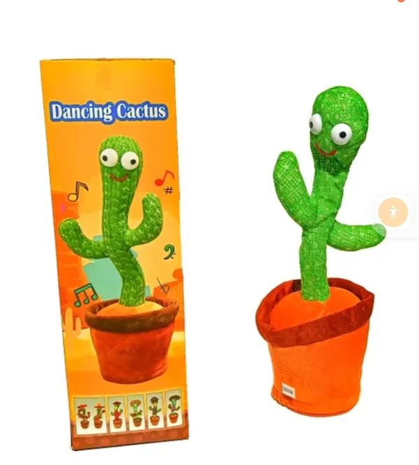 Toys Dancing CatcusTrendy Dancing Cactus Toy Talking Cactus Plant Plush Toy Dancing Cactus Voice Repeat, Dancing, Recording songs for Babies Cactus Singing ToyName: Trendy Dancing Cactus Toy Talking Cactus Plant Plush Toy Dancing Cactus Voice Repeat, Dancing, Recording songs for Babies Cactus Singing ToyBattery Available: YesBattery Required: YesColour: GreenMaterial: PlasticNet Qu - Free Size