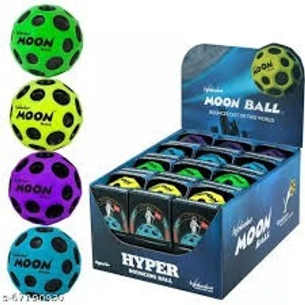 Name : Bouncing Moon Ball for Kids  Type : Activity Centres  Recommended Age : 3 - 4 years  Net Quantity (N) : 1  Country of Origin : India  More Information - free size