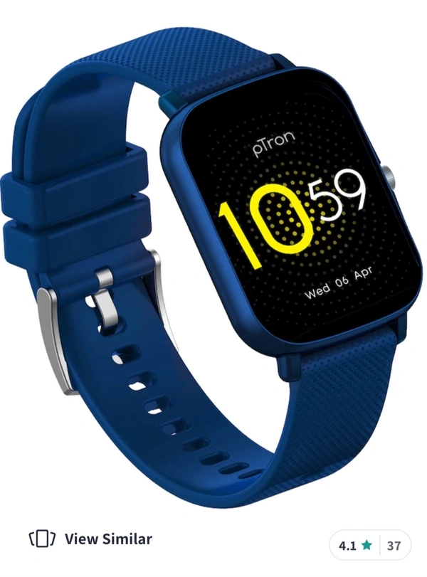 pTron Full Touch Screen & IP68 - Blue - Blue, 1.7''