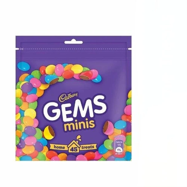 Cadbury Gems Minis 142.2 Gm ( 45U X 3.16gm )