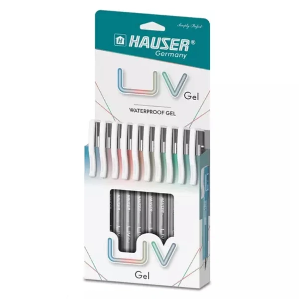 Hauser UV Gel Pen ( Pack Of 10 Packs )