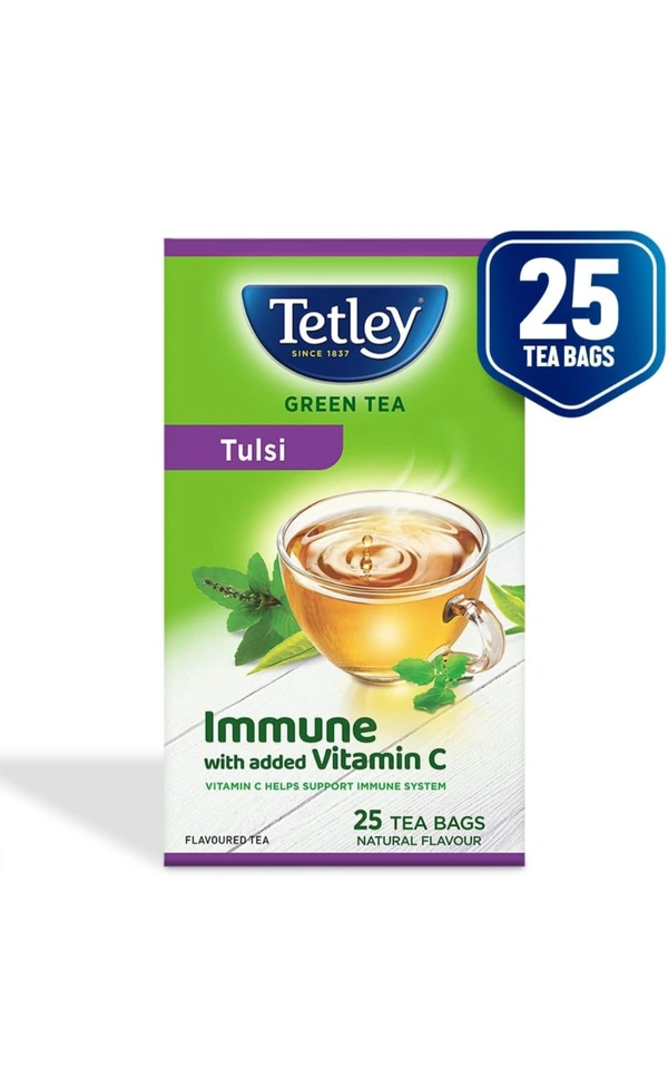 Tetley Green Tea Tulsi 25N
