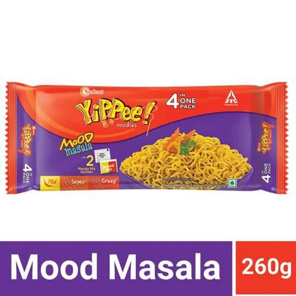 Sunfeast Yippee Noodles Mood Masala 4 in One Pack 260gm 
