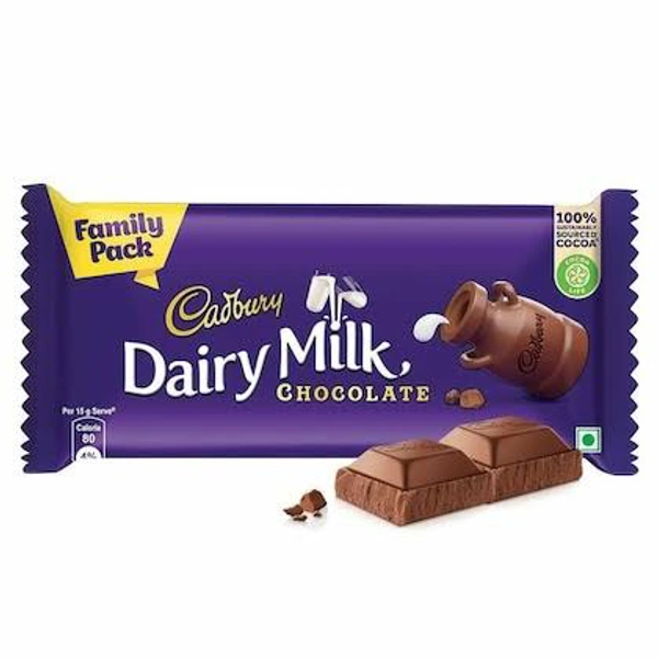 Cadbury Dairy Milk Chocolate Family Pack 134 Gm