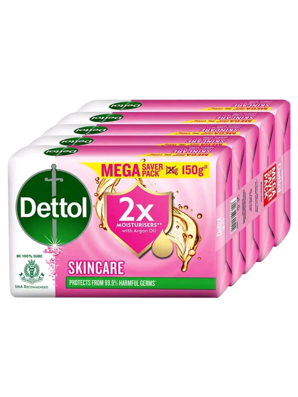 Dettol Skincare Soap (5x150gm)