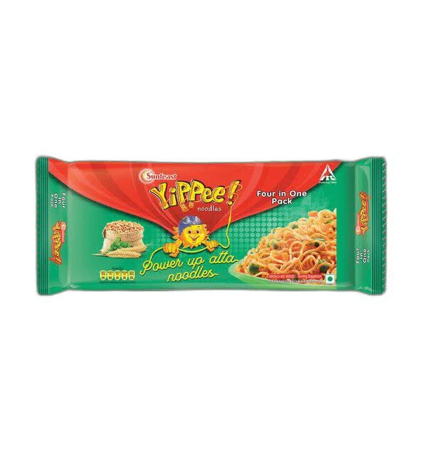 Sunfeast Yippee Noodles Atta Noodles 4 in One Pack 260gm 