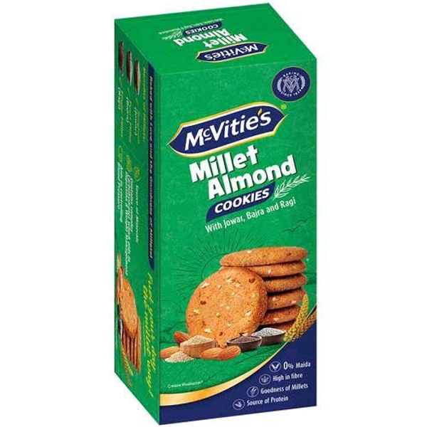 1+2 Mcvitie's Millet Almond Cookies 
