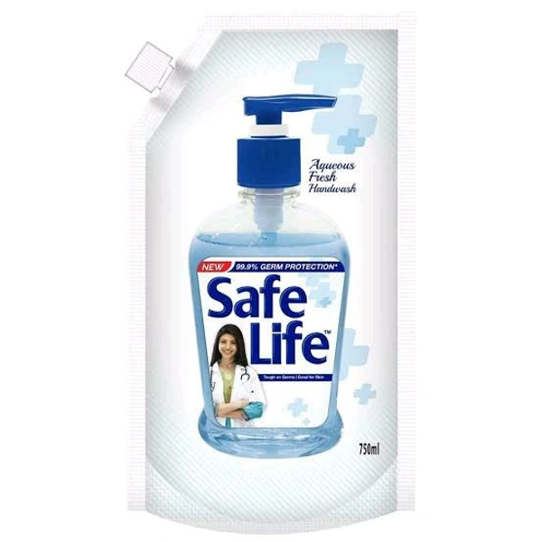 1+2 Reliance Safe life Aqueous Fresh Handwash  750 ml
