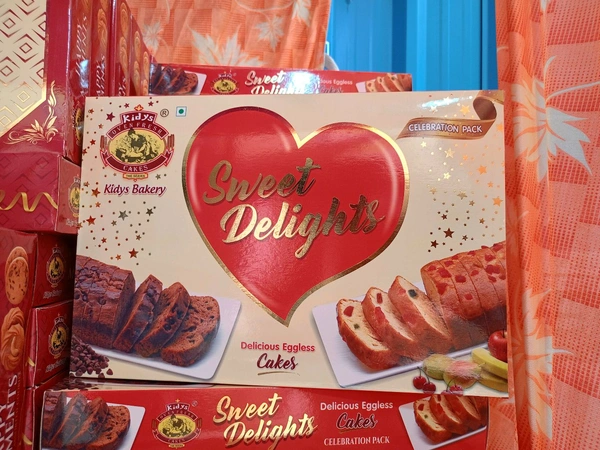 Kidys Bakery Weet Delight Eggless Cake 500 Gm 