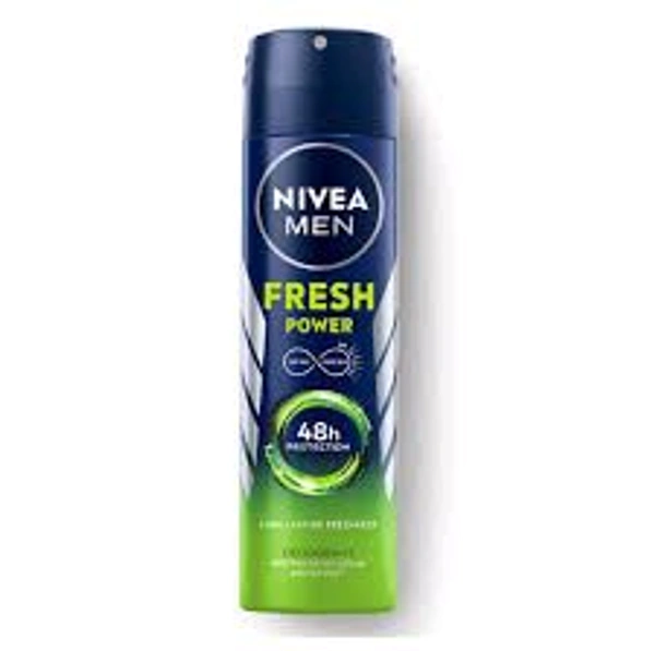 1+2 Nivea Men Fresh Power Charge Deodorant Spray 150 ml