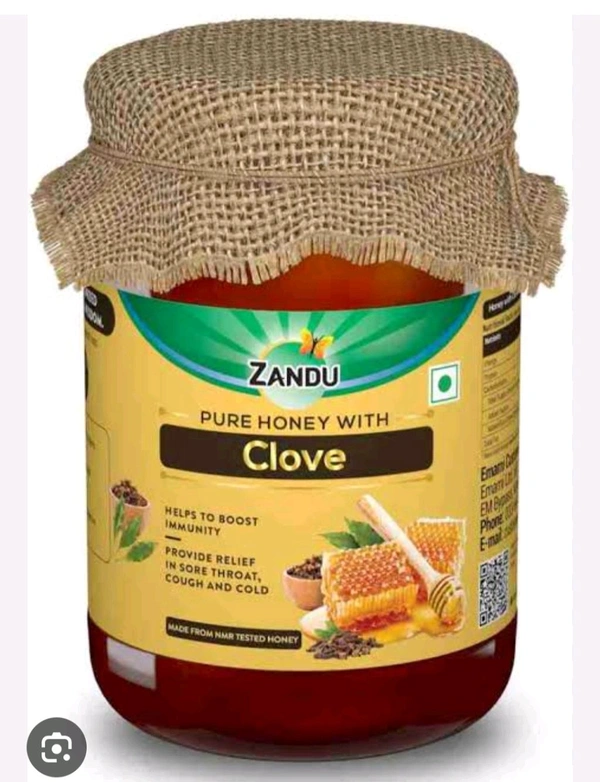 Zandu Pure Honey With Clove 650gm