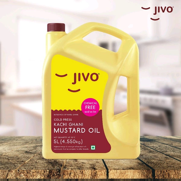 Jivo Kachi Ghani Mustard Oil 5L