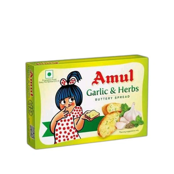 Amul Garlic & Herbs Butter Spread 100 gm