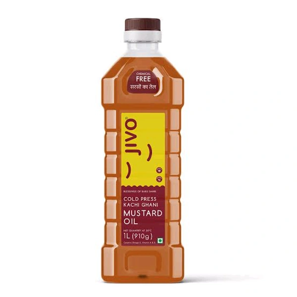 Jivo Cold Press Kachi Ghani Mustard Oil 1 L