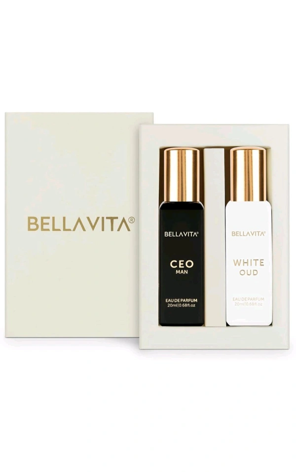 Bellavita Luxury Perfume Combo Ceo Man & White Oud ( 2 x 20 ml )