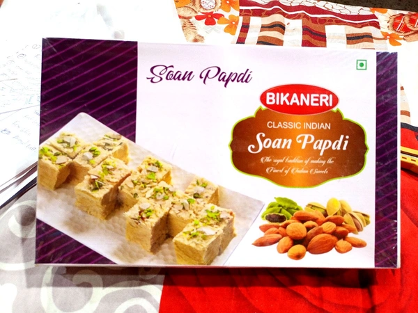 1+2 Bikaneri Soan Papdi 400 gm