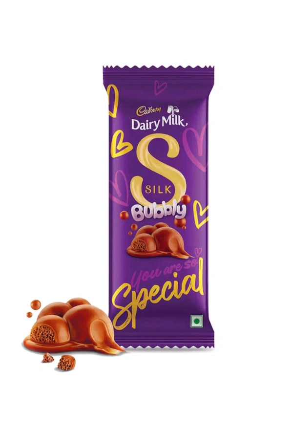 Cadbury Dairy Milk Silk Bubbly 112g