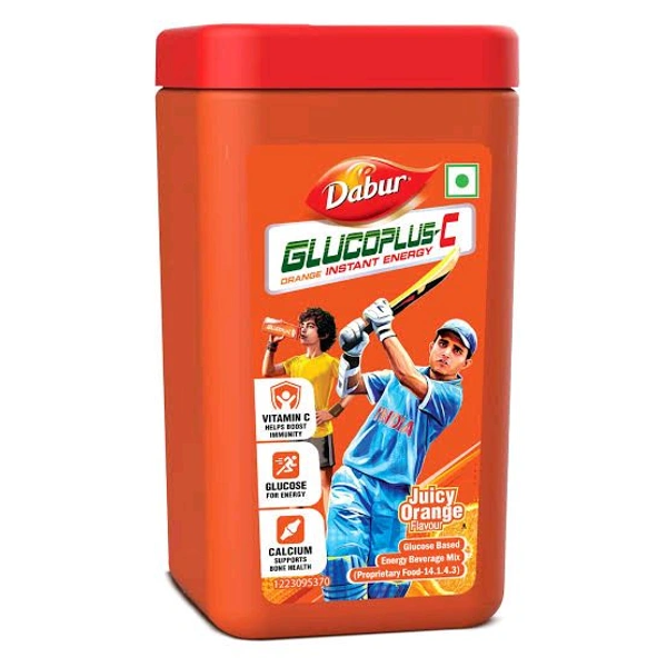 Dabur Glucoplus-C Juicy Orange  400 Gm