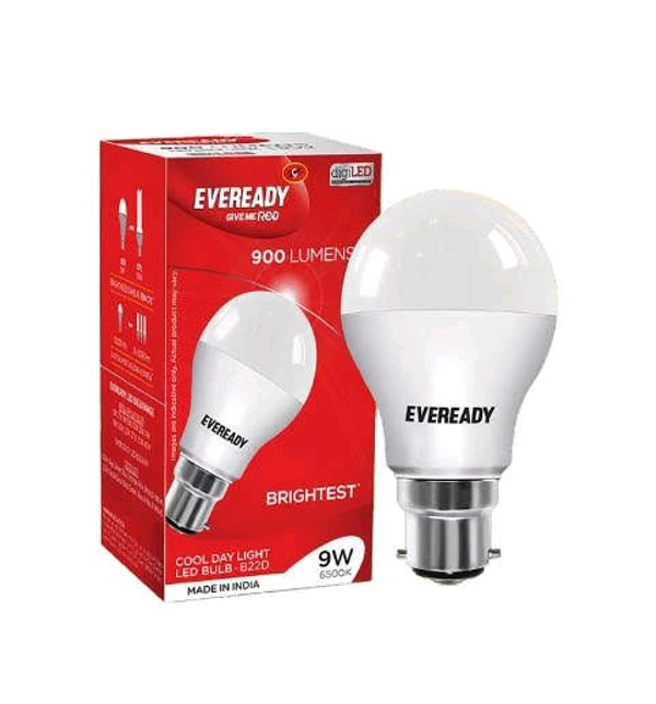 1+2 Eveready 9 W Bulb 