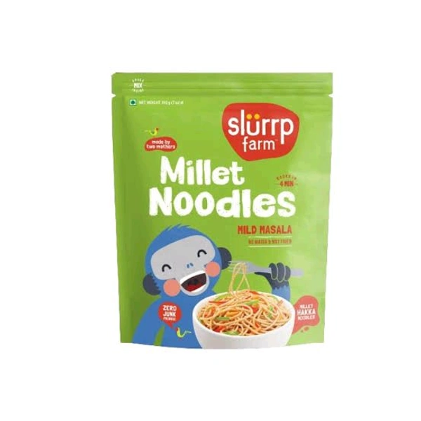 Slurrp Farm Millet Noodles Mild Masala Noodles Maida & Not Fried 192 Gm