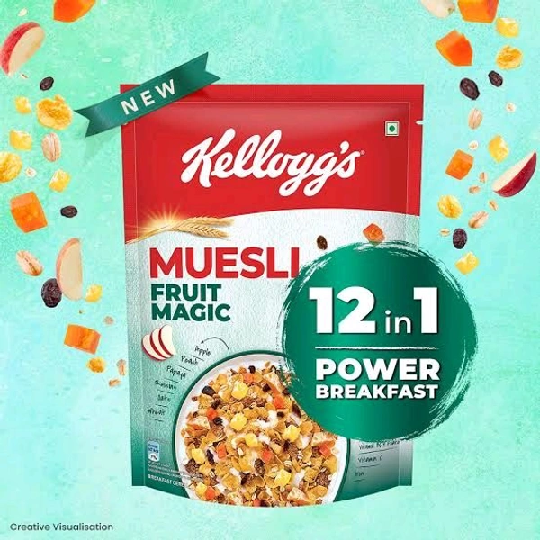 Kellogg's Muesli Fruit Magic 12 In 1 Power Breakfast 500 Gm