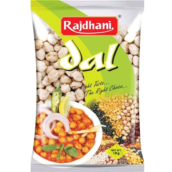 Rajdhani Safed Chana / Kabuli Chana 1 Kg 