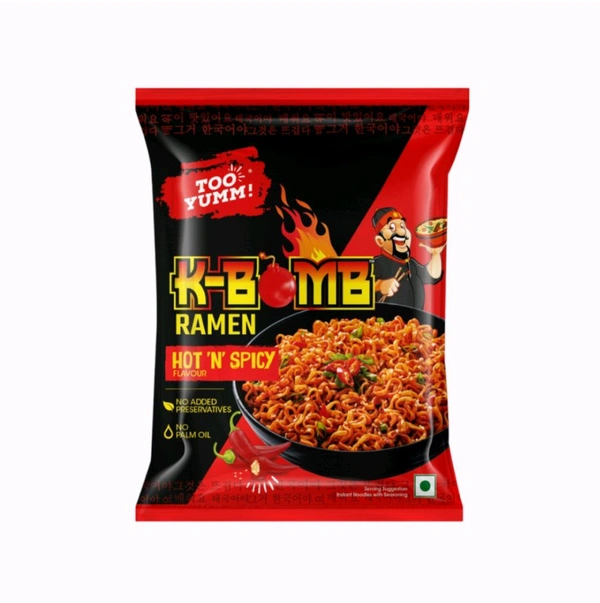 1+4 Too Yummy K-Bomb Ramen Hot & Spicy 79gm