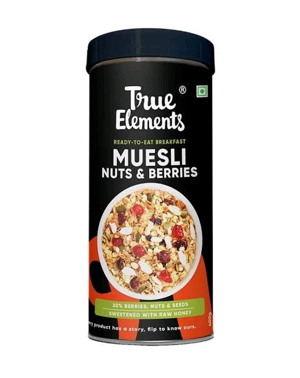True Elements Muesli Nuts & Berries 400 Gm 