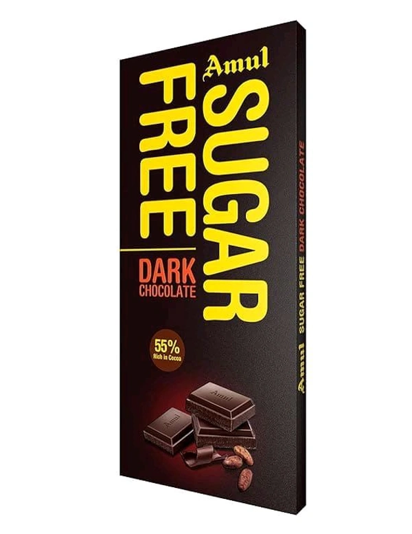 Amul Sugar Free Dark Chocolate 150 Gm