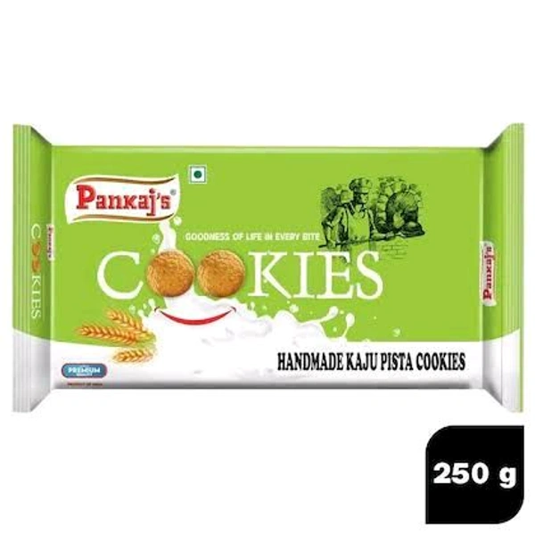 Pankaj's Handmade Kaju Pista Cookies 250 Gm